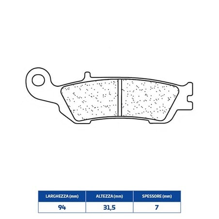 1183MX10 KLOCKI HAMULCOWE PRZEDNIE 1183MX10 Fantic Motor XE 2020+ CL BRAKES