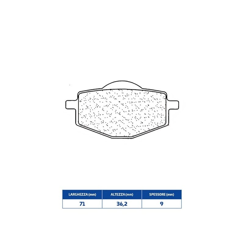 3008SC PLAQUETTE DE FREIN ARRIERE 3008SC Garelli TM 125 T 28 X XO 2009+ CL BRAKES