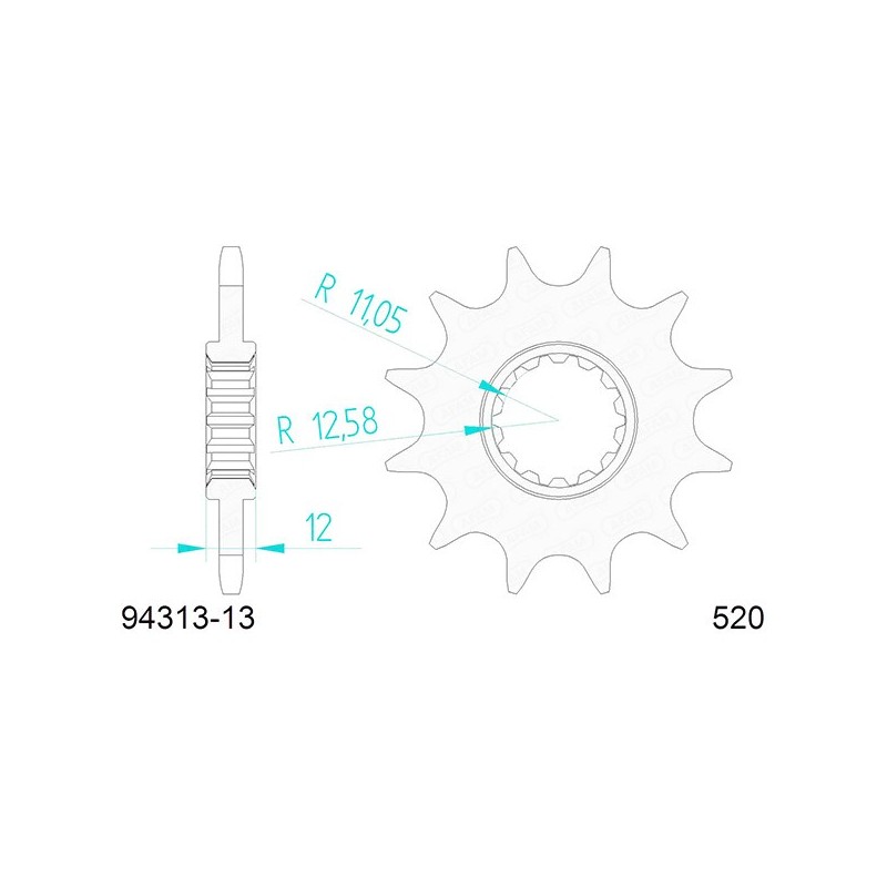 94313:13 Gas Gas MC 1997+ AFAM
