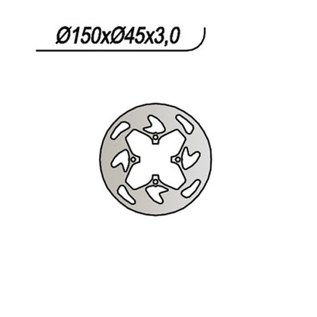 389 DISQUE DE FREIN ARRIERE Gas Gas Contact TXT 321 1999+ NG