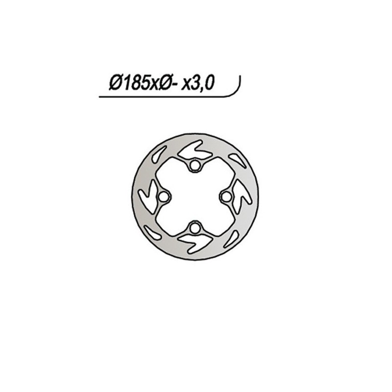 413 DISCO DE FRENO DELANTERO Gas Gas Contact TXT 321 1999+ NG