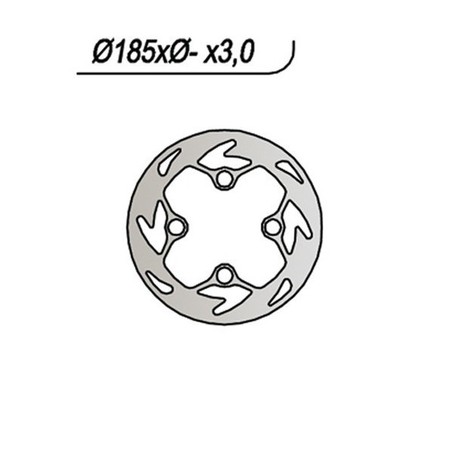 413 DISQUE DE FREIN AVANT Gas Gas Contact TXT 321 1999+ NG