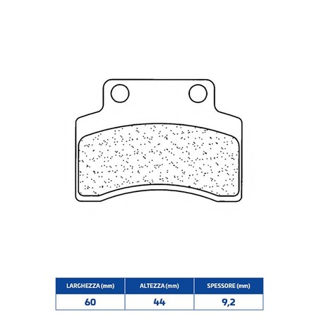 3047MSC KLOCKI HAMULCOWE PRZEDNIE 3047MSC Generic Ideo 2T 2005+ CL BRAKES