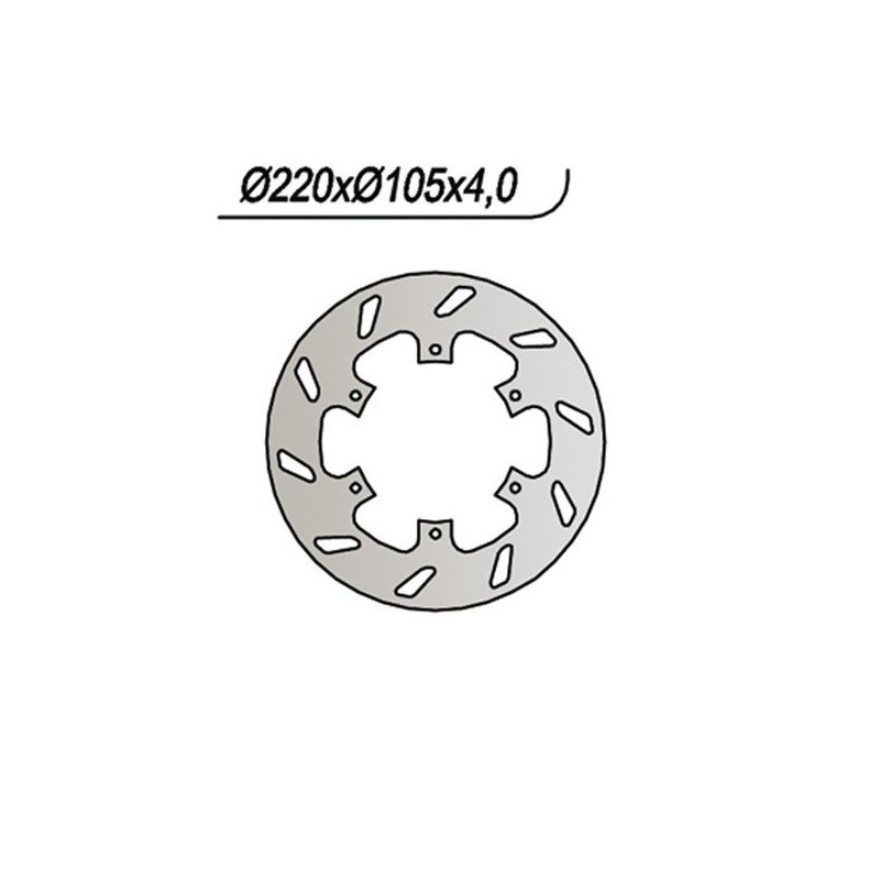 113 REAR BRAKE DISC Gilera ST 4T E3 2006+ NG
