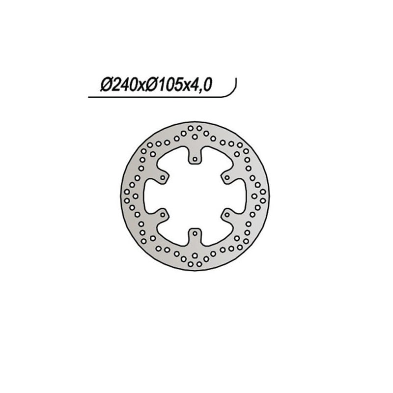 1090 FRONT BRAKE DISC Gilera ST 4T E3 2006+ NG