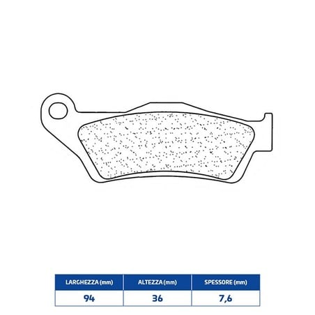 3028MSC FRONT BRAKE PAD DX-SX 3028MSC Gilera Nexus 2003+ CL BRAKES
