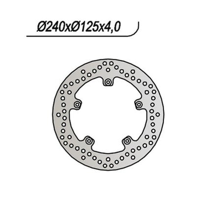 1071 DISQUE DE FREIN ARRIERE Gilera Nexus 2003+ NG