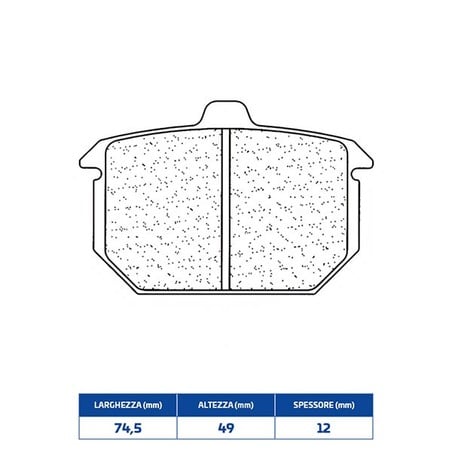 2701RX3 REAR BRAKE PAD 2701RX3 Harley Davidson XLH Sportster Deluxe 1985+ CL BRAKES