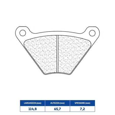 2599RX3 REAR BRAKE PAD 2599RX3 Harley Davidson FLH Electra Glide 1982+ CL BRAKES