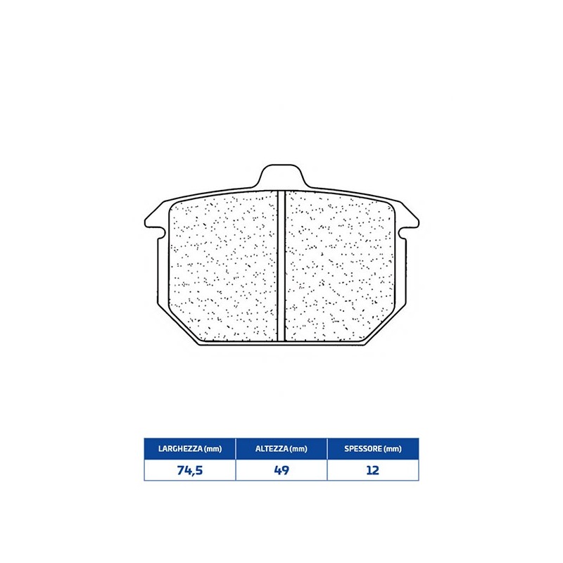 2701RX3 PLAQUETTE DE FREIN ARRIERE 2701RX3 Harley Davidson FXE Super Glide 1985+ CL BRAKES