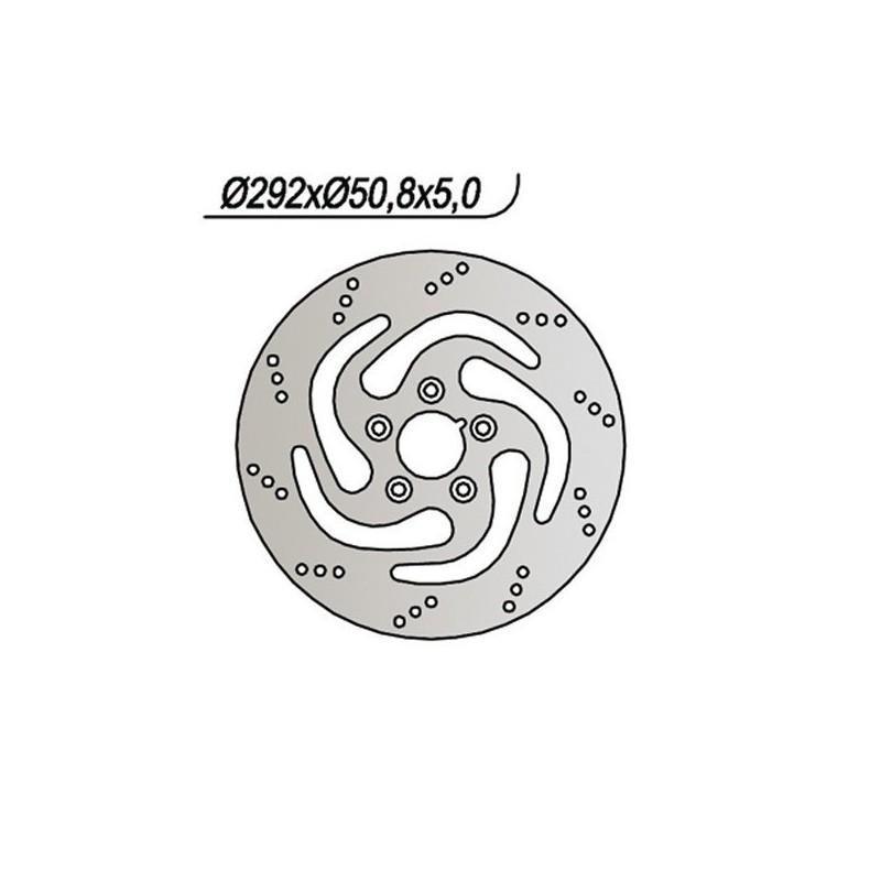 1004 DISQUE DE FREIN ARRIERE Harley Davidson FXLR Low Rider Custom Annversary 1993+ NG
