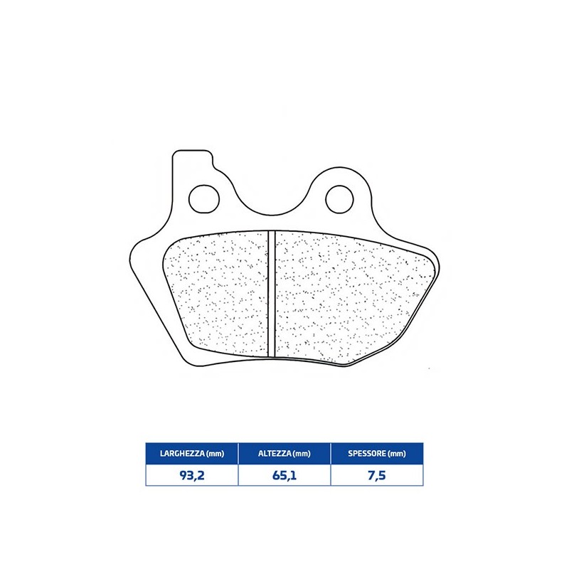 2958RX3 PLAQUETTE DE FREIN ARRIERE 2958RX3 Harley Davidson I 2000+ CL BRAKES