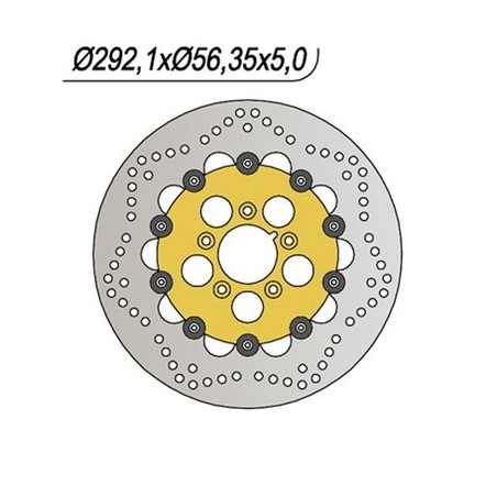 679 FRONT BRAKE DISC DX-SX Harley Davidson I 2000+ NG