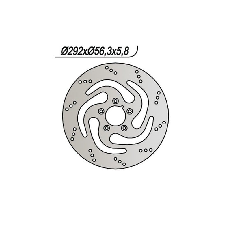 738 REAR BRAKE DISC Harley Davidson I 2000+ NG