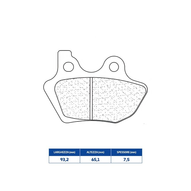 2958RX3 PLAQUETTE DE FREIN ARRIERE 2958RX3 Harley Davidson I 2004+ CL BRAKES