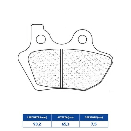 2958A3+ FRONT BRAKE PAD DX-SX 2958A3+ Harley Davidson FXDX Dyna Super Glide Sport 2000+ CL BRAKES