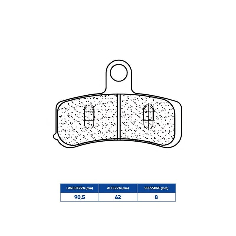 1212A3+ FRONT BRAKE PAD 1212A3+ Harley Davidson FXST Softail Standard 2007+ CL BRAKES