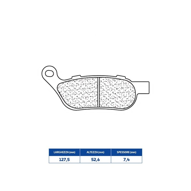 1213RX3 PASTILLA DE FRENO TRASERO 1213RX3 Harley Davidson FLHTCU Electra Glide Ultra Classic 2011+ C
