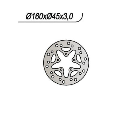 669 HINTERE BREMSSCHEIBE Hm Vent Baja Senior 2003+ NG