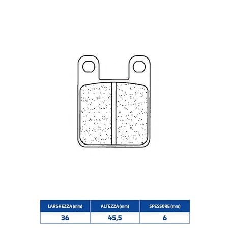 2377MX10 PLAQUETTE DE FREIN ARRIERE 2377MX10 Hm Vent CRE Derapage Basic 2010+ CL BRAKES