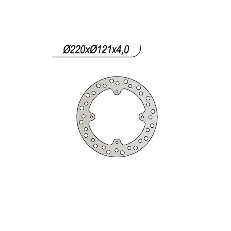 1117 DISCO FRENO POST. Hm Vent CRE F X 4T 2008+ NG