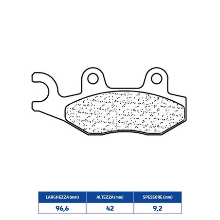 3078SC VORDERER BREMSBELAG 3078SC Hm Vent CRE F X Baja 4T 2010+ CL BRAKES