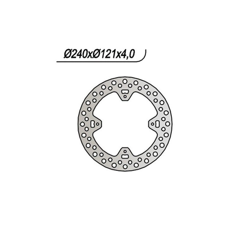 654 DISCO DE FRENO TRASERO Hm Vent CRE X IE 2007+ NG