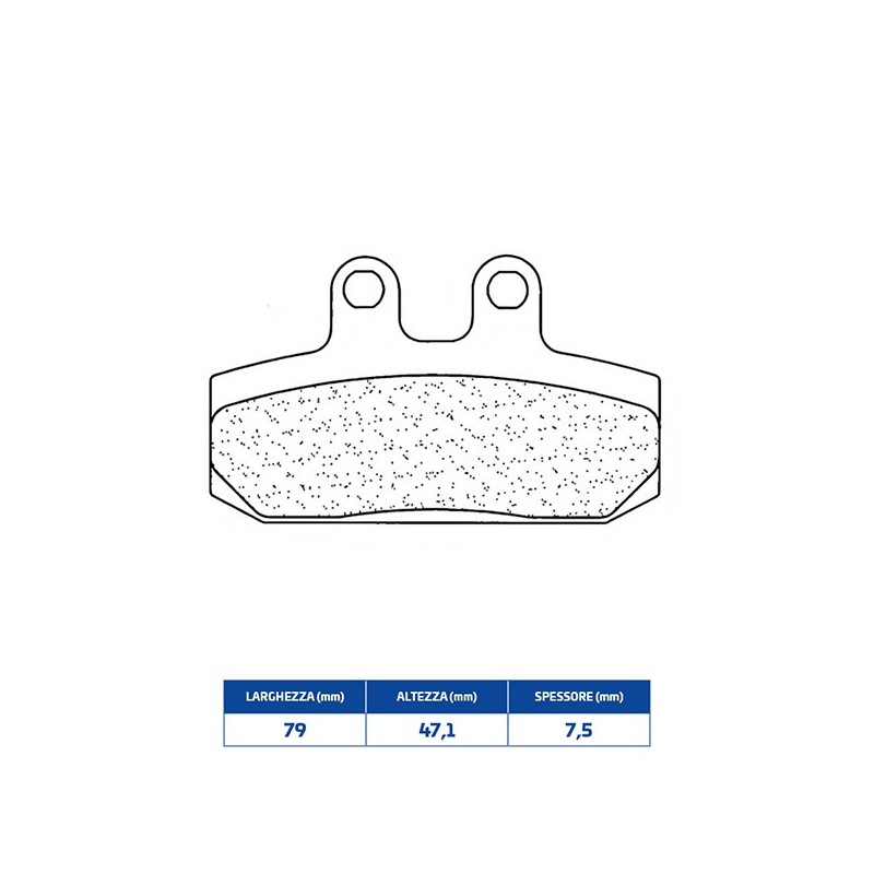 3020MSC FRONT BRAKE PAD 3020MSC Honda SJ Bali 1993+ CL BRAKES