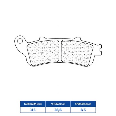 3026MSC FRONT BRAKE PAD 3026MSC Honda FES Pantheon 1998+ CL BRAKES