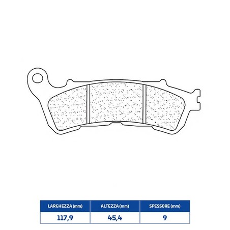 1159A3+ PLAQUETTE DE FREIN AVANT 1159A3+ Honda FES S Wing 2007+ CL BRAKES