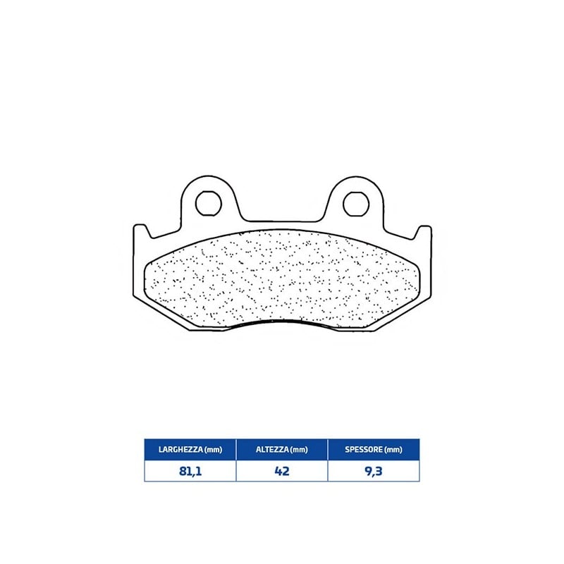 3073MSC PLAQUETTE DE FREIN AVANT 3073MSC Honda SH IE DT 2005+ CL BRAKES