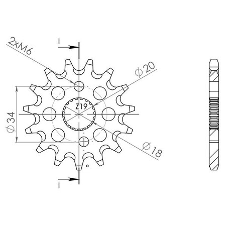 540051115 Honda CRF RB Expert 2007+ SGR - SPROCKETS