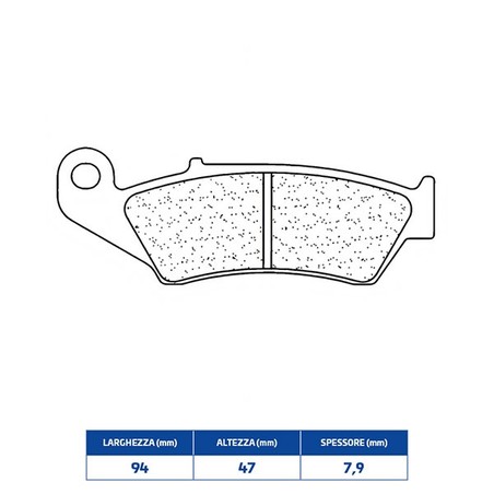 2300EN10 KLOCKI HAMULCOWE PRZEDNIE 2300EN10 Honda CRF L 2008+ CL BRAKES