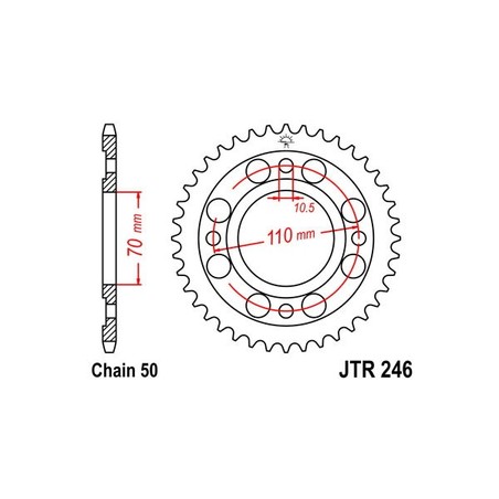 541040241 Honda ND 1979+ SGR - SPROCKETS