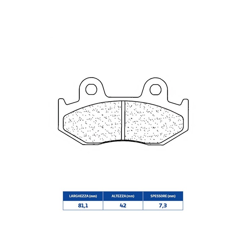 2451S4 KLOCKI HAMULCOWE PRZEDNIE 2451S4 Honda Spacy 1985+ CL BRAKES