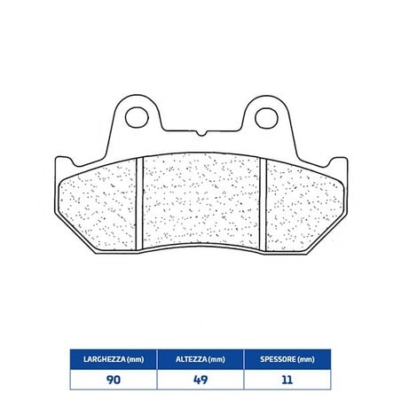 2289RX3 VORDERER BREMSBELAG 2289RX3 Honda Spazio 1986+ CL BRAKES