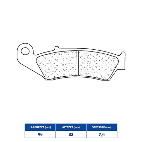2302A3+ PASTIGLIA FRENO ANT. 2302A3+ Honda Spazio 1988+ CL BRAKES