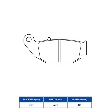 1259RX3 PLAQUETTE DE FREIN ARRIERE 1259RX3 Honda CRF L 2013+ CL BRAKES