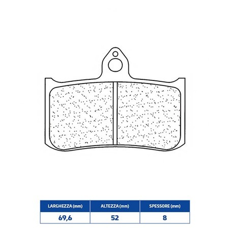 1157XBK5 FRONT BRAKE PAD DX-SX 1157XBK5 Honda NSR R 1994+ CL BRAKES