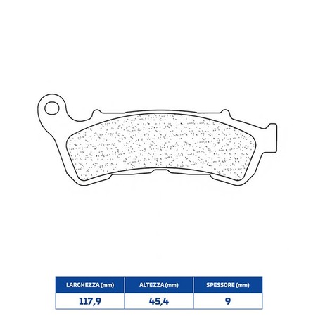 3082MSC PLAQUETTE DE FREIN AVANT 3082MSC Honda SH 2007+ CL BRAKES