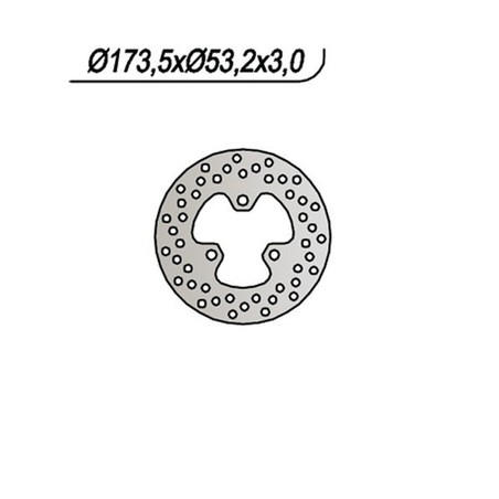 651 FRONT BRAKE DISC DX-SX Honda TRX R Sportrax 2004+ NG