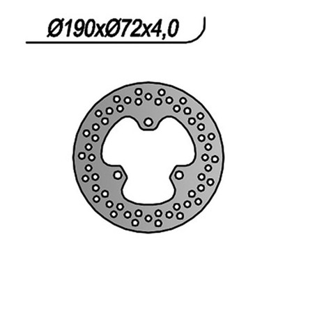1016 DISQUE DE FREIN ARRIERE Honda TRX R Sportrax 2005+ NG