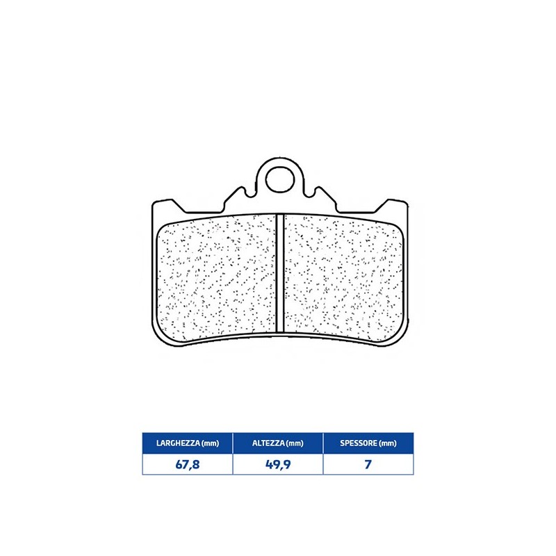 1276XBK5 KLOCKI HAMULCOWE PRZEDNIE PRAWE-LEWE 1276XBK5 Honda CB FA ABS 2022+ CL BRAKES