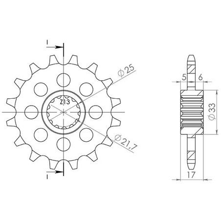 540051815 Honda CL 2023+ SGR - SPROCKETS