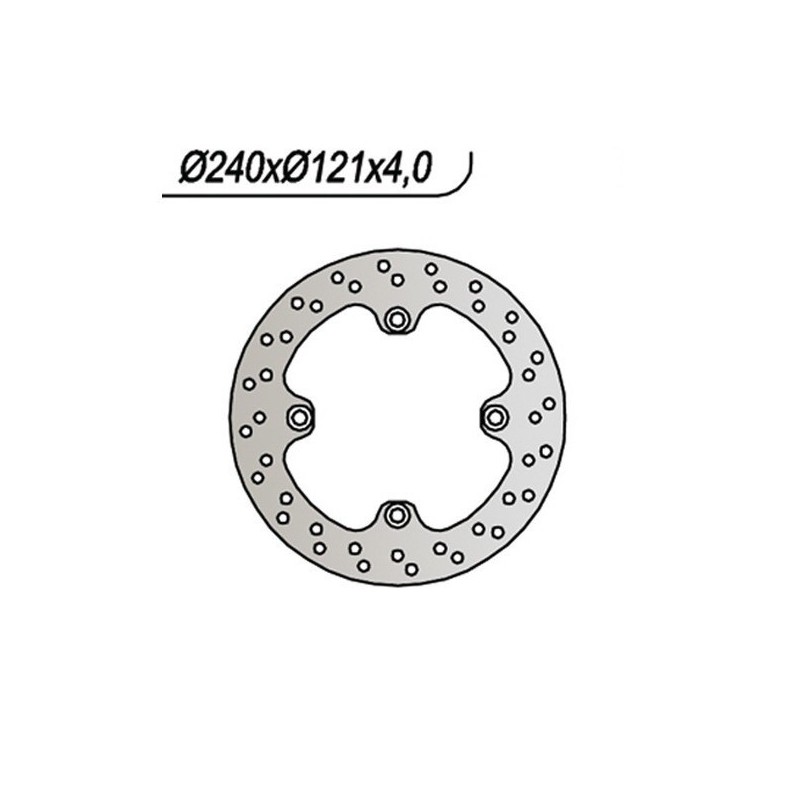 375 REAR BRAKE DISC Honda CR R SM 1989+ NG