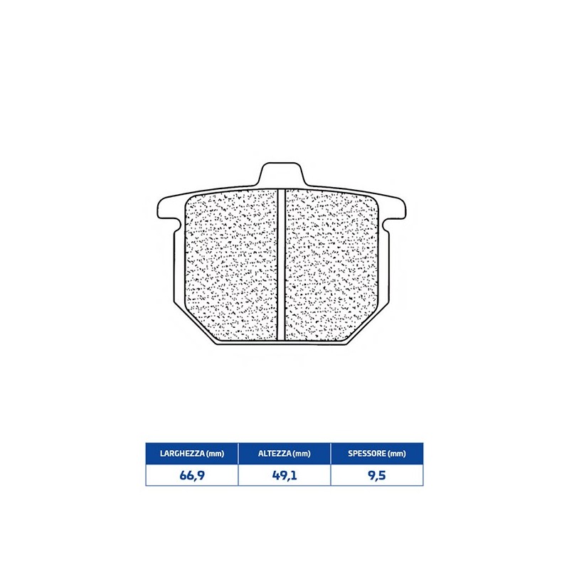 2814A3+ PLAQUETTE DE FREIN AVANT DX-SX 2814A3+ Honda CX DE Luxe 1979+ CL BRAKES