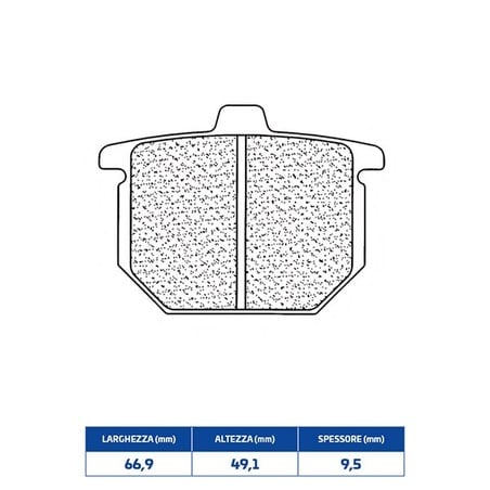 2814S4 PLAQUETTE DE FREIN AVANT DX-SX 2814S4 Honda CX DE Luxe 1979+ CL BRAKES