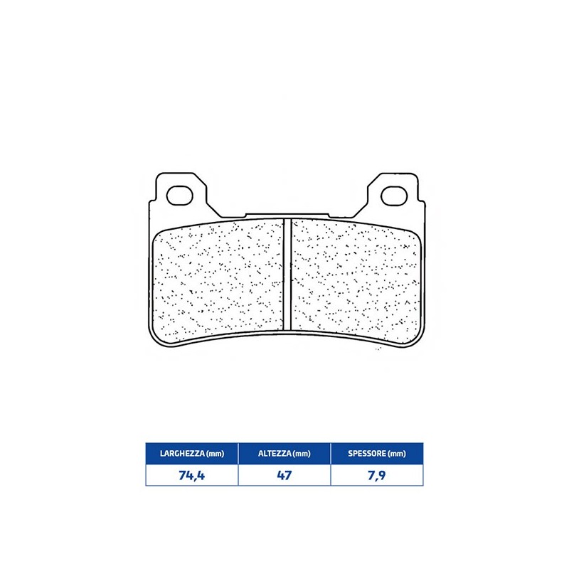 1134A3+ PLAQUETTE DE FREIN AVANT DX-SX 1134A3+ Honda CBR RR 2013+ CL BRAKES