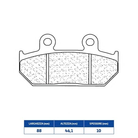 2248A3+ FRONT BRAKE PAD 2248A3+ Honda VT C Shadow 1988+ CL BRAKES
