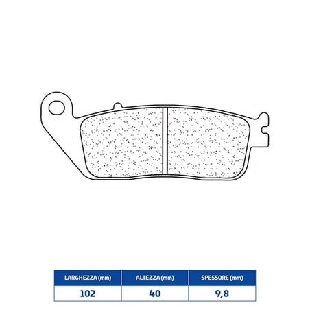 2313A3+ PLAQUETTE DE FREIN AVANT DX-SX 2313A3+ Honda CB F ABS 2014+ CL BRAKES